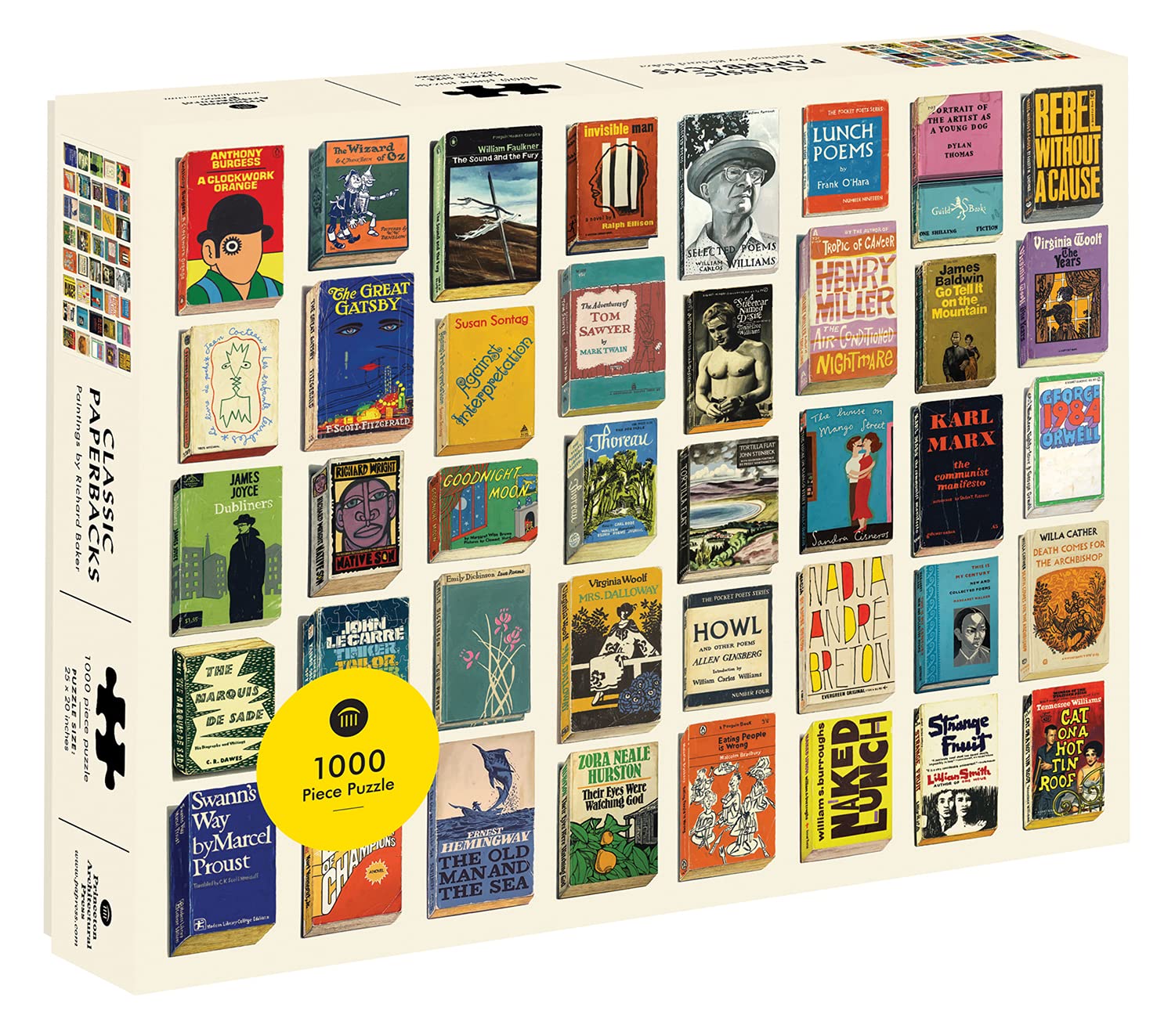 Amazon.com: Classic Paperbacks 1,000 Piece Jigsaw Puzzle : Baker